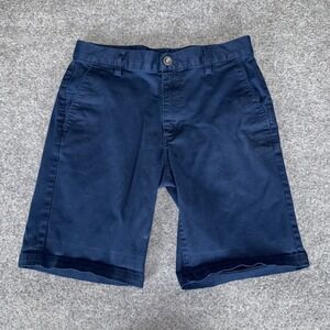 RVCA Weekend Fit Chino Shorts Mens Size 31 Navy‎ Blue Casual Stretch Skate Surf